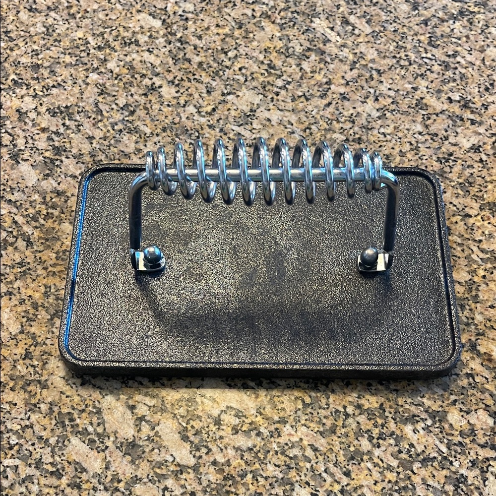 Cast iron grill press